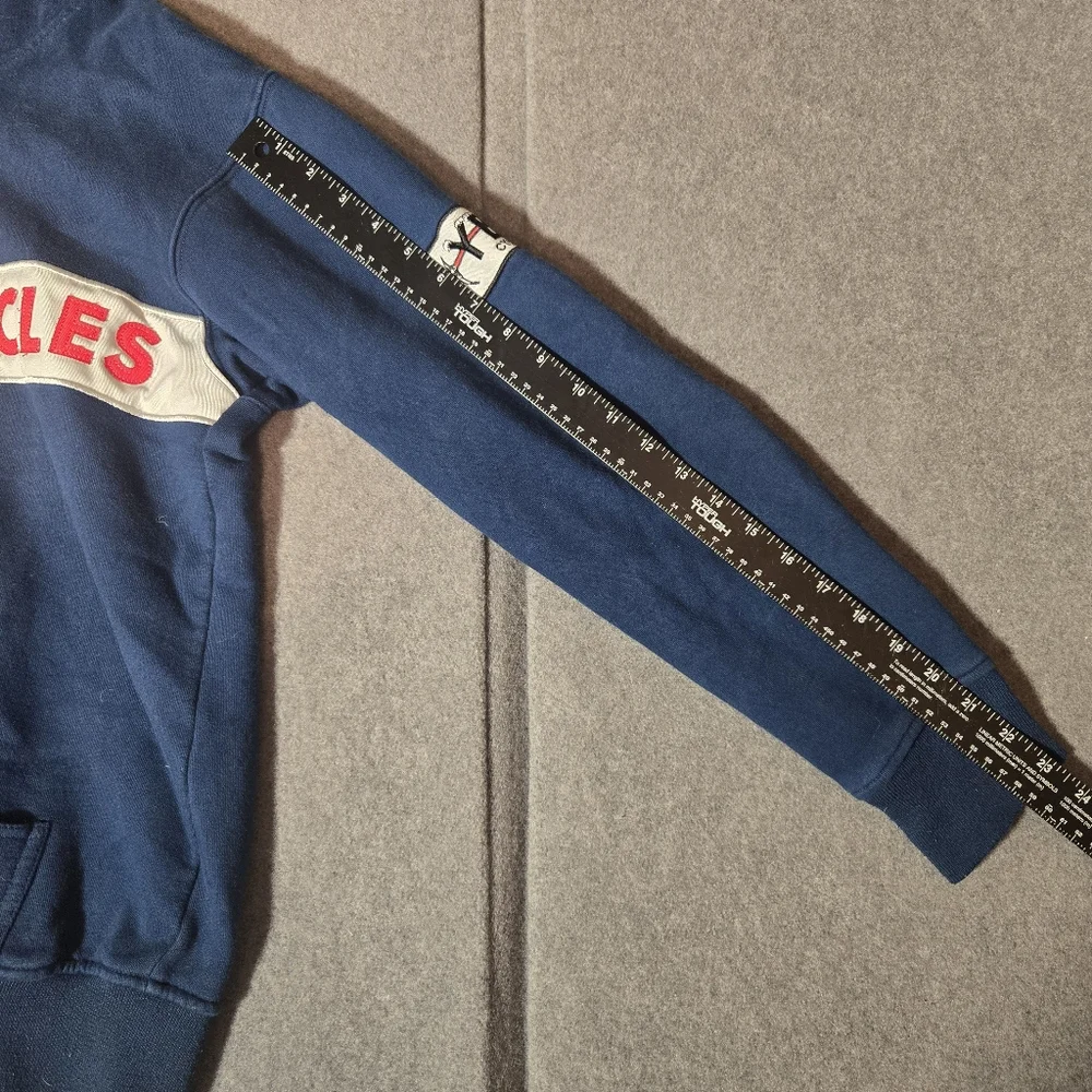 Yeti Cycles Blue Hoodie with Logo‎